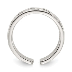 Sterling Silver Antiqued Toe Ring - 5
