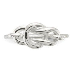 Sterling Silver Polished Fancy Knot Ring - 3