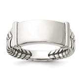 Sterling Silver Oxidized Men's Ring