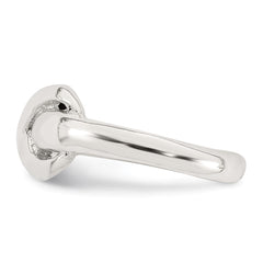 Sterling Silver Polished Infinity Adjustable Toe Ring