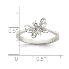 Sterling Silver Butterfly Ring - 3