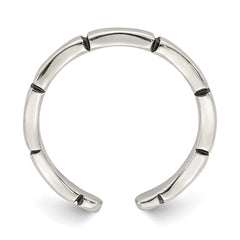 Sterling Silver Solid Toe Ring - 4