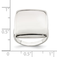 Sterling Silver Solid Ring - 4