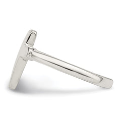 Sterling Silver Solid Cross Ring - 3