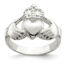 Sterling Silver Claddagh Ring - 19