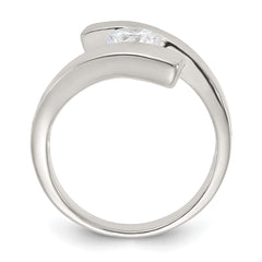 Sterling Silver CZ Ring - 6