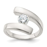 Sterling Silver CZ Ring - 6