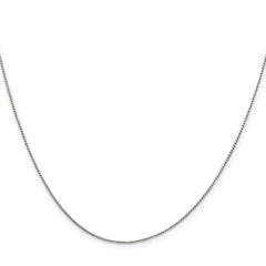 Sterling Silver .95mm Round Franco Chain w/2in ext.