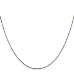 Sterling Silver 1mm Round Franco Chain - 6