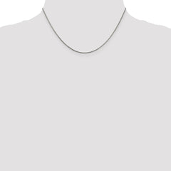Sterling Silver 1mm Round Franco Chain - 5