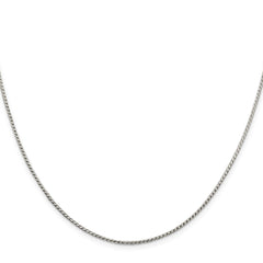 Sterling Silver 1.25mm Round Franco Chain - 6
