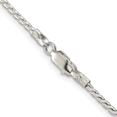 Sterling Silver 1.75mm Round Franco Chain - 6