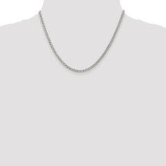 Sterling Silver 3.3mm Rambo Chain - 5