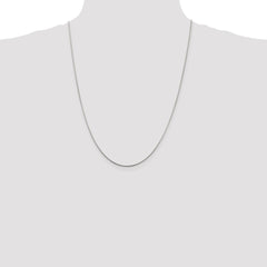 Sterling Silver 1.2mm Patterned Diamond-cut Snake Chain - 5