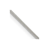 Sterling Silver 1mm Snake Chain - 6