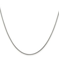Sterling Silver 1.2mm Snake Chain - 7