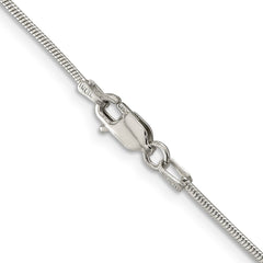Sterling Silver 1.2mm Snake Chain - 10