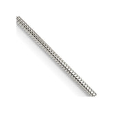 Sterling Silver 1.25mm Snake Chain - 7