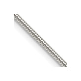 Sterling Silver 1.5mm Snake Chain - 10