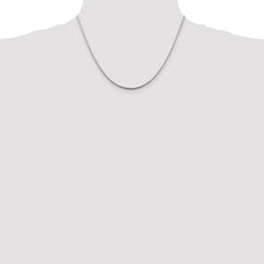 Sterling Silver Rhodium-plated 1.75mm Snake Chain