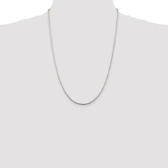 Sterling Silver Rhodium-plated 1.75mm Snake Chain - 4