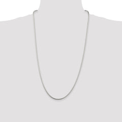 Sterling Silver 2mm Snake Chain - 10