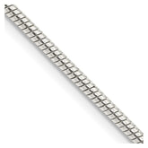 Sterling Silver 2mm Snake Chain - 2