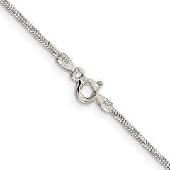 Sterling Silver 1.2mm Round Snake Chain - 3