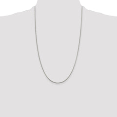 Sterling Silver 1.5mm Round Snake Chain - 7