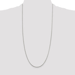 Sterling Silver 1.5mm Round Snake Chain - 8
