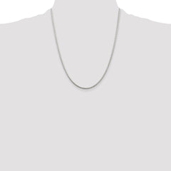 Sterling Silver 1.6mm Round Snake Chain - 9