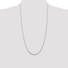 Sterling Silver 1.6mm Round Snake Chain - 4