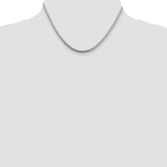 Sterling Silver 3mm Round Snake Chain - 6