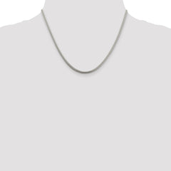 Sterling Silver 3mm Round Snake Chain