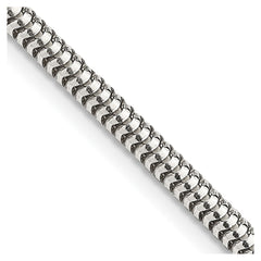 Sterling Silver 3mm Round Snake Chain - 7
