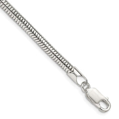 Sterling Silver 4mm Round Snake Chain - 4