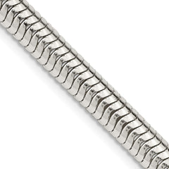 Sterling Silver 6mm Round Snake Chain - 4