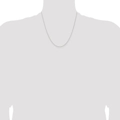Sterling Silver 1mm Round Spiga Chain - 3