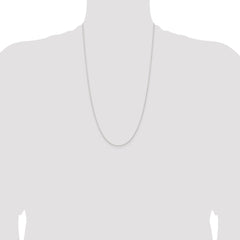 Sterling Silver 1mm Round Spiga Chain - 11