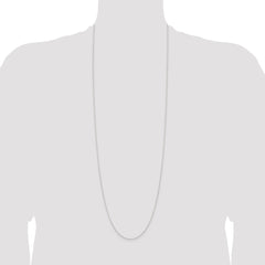 Sterling Silver 1mm Round Spiga Chain - 4