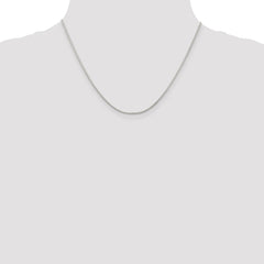 Sterling Silver 1.25mm Round Spiga Chain w/2in ext.