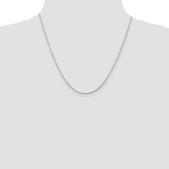 Sterling Silver 1.25mm Round Spiga Chain - 6