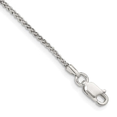 Sterling Silver 1.5mm Round Spiga Chain - 6
