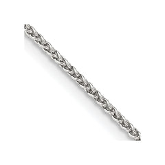 Sterling Silver 1.5mm Round Spiga Chain - 12