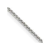 Sterling Silver 1.5mm Round Spiga Chain - 11