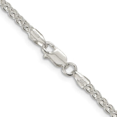 Sterling Silver 2.5mm Round Spiga Chain - 7