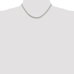 Sterling Silver 4mm Round Spiga Chain