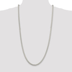 Sterling Silver 5mm Round Spiga Chain - 3