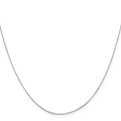 Sterling Silver .7mm Square Snake Chain - 4