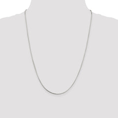 Sterling Silver 1mm Square Snake Chain - 4